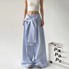 Lace-Up Stripe Vintage Trousers