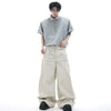 Original Fragment Decorate Shoulder T-Shirt