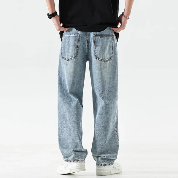 Wardrobe Staple Light Blue Easy Cut Wide Denim alternatif görünüm