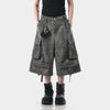 Timeless Sleek Field Ribbon Cropped Denim Shorts