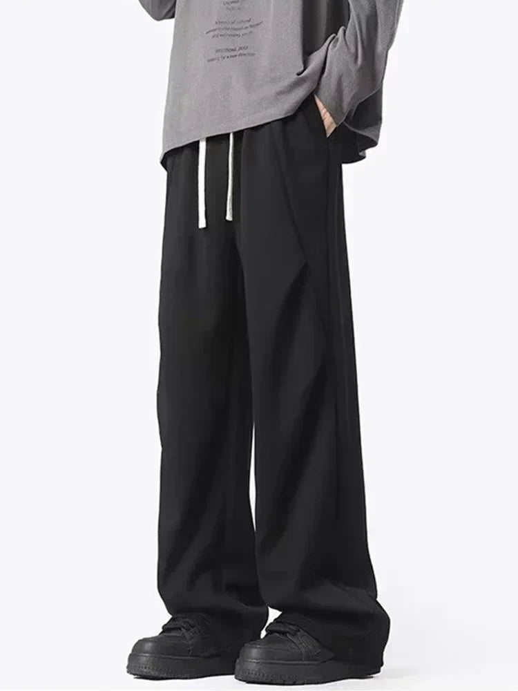 Wide Leg Hip-Hop Baskılı Jogger, önden görünüm — Navra Wear