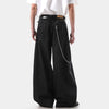 Elegant Stretch Comfort Plain Tone Bell Leg Denim