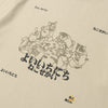 Nine-Lives Poker Illustrated Print T-Shirt