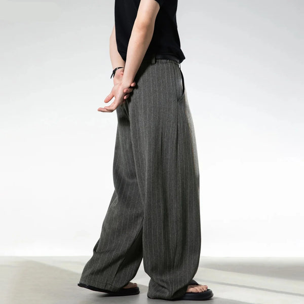 Heritage Stripe Suit Wide-Leg alternatif görünüm
