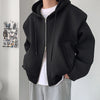 Oversized Front-Open Sweatshirt