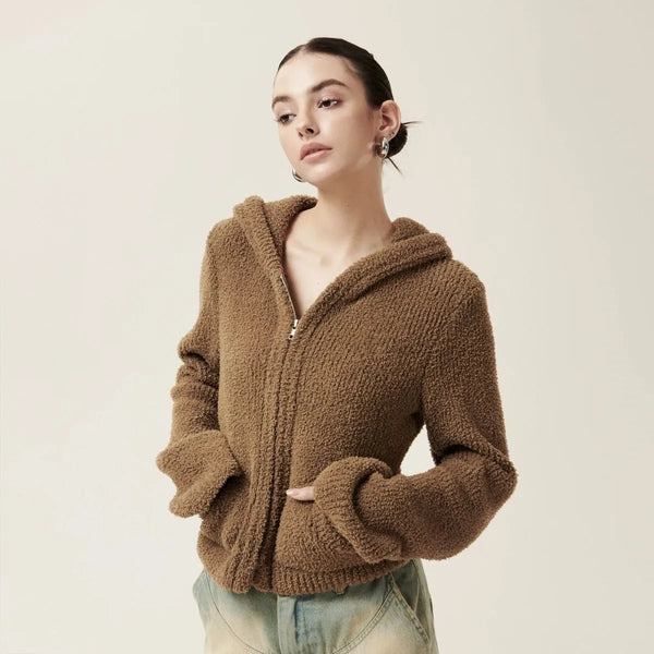 Velvet Drop Retro Sweatshirt alternatif görünüm