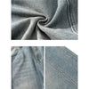 Vintage Yıkanmış Baggy Jean Pantolon, yakın çekim — Navra Wear