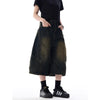 Insulated Metro Dark High-Rise Utility Denim Shorts