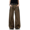 Rusty Bell-Leg Mid-waist Denim