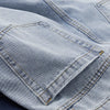 Vintage İspanyol Paça Jean Pantolon, yakın çekim — Navra Wear