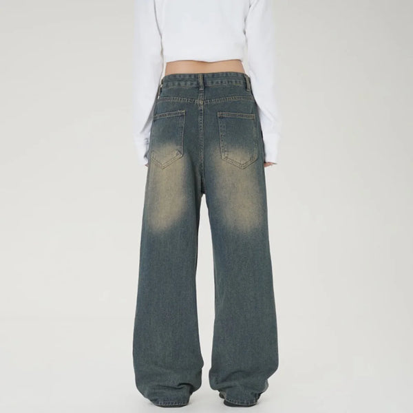 Elevated Plain Tone Classic Relaxed Denim alternatif görünüm