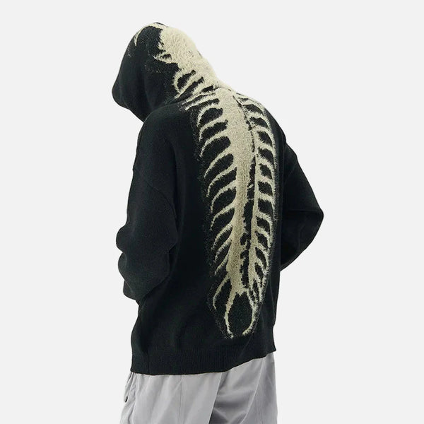 Western Jacquard Knitwear Sweatshirt