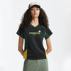 Model wearing the black Y2K Street Style T-Shirt