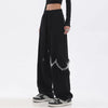 Chain Detail Oversized Bottoms