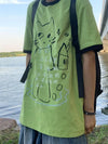 Turn-Of-Era Hangang Whimsical Kitty T-Shirt