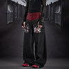 Marled New Double Layer Splicing Denim