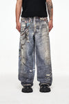 Elevated Luxury Easy Cut Digital Graphic Denim