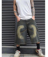 2000s Relaxed Reverse Rinse Denim Shorts