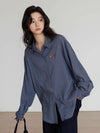 Wa-Plaid Vintage Oversized Blouse