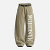Y2K Letter High Street Trousers