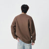 Nakışlı Bisiklet Yaka Sweatshirt, kombin görünüm — Navra Wear