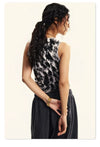 Yıkanmış Crop Top, stil görünüm — Navra Wear