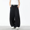 Cord Pleat Classic Wide-Leg