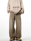 Faded Brown Cowgirl Bell Leg Denim