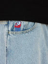 Y2K Düz Kesim Jean Pantolon, detay görünüm — Navra Wear