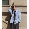 Tokyo-Inspired Relaxed Oversized Woven Top