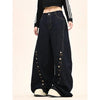 Insulated 90s Style High-Rise Bell Leg Denim
