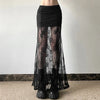 Gothic Lace Long Skirt