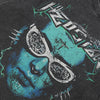 Face Green Funny Black Faded T-Shirt