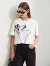Ink Art Print Minimalist Sundaze T-Shirt