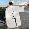 Minimalist Pawed Profile T-Shirt