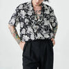 Monochrome Aloha Vacation Short Shirt