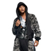 Wild Print Street Zip Hoodie