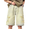 Golden Clay Star Quilt Shorts