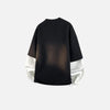 Plush Layered Look Crewneck