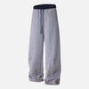 Wide Leg Mozaik Desenli Jogger, model üzerinde — Navra Wear