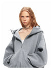 Thick Cool Boxy Zip Sweatshirt