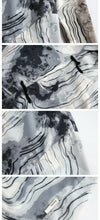Abstract Geo Turndown Collar Woven Shirt