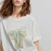 Women Easy-Wear Curated Short Sleeve Off-Duty T-Shirt