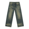 İspanyol Paça Jean Pantolon, stil görünüm — Navra Wear