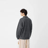 Fermuarlı Basic Sweatshirt, kombin görünüm — Navra Wear