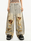 Metro Plain Relaxed Chic High-Rise Denim
