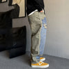 Faded Stretch Comfort Classic Spliced Relaxed Denim