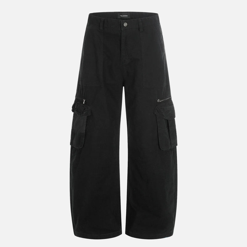 Classic Solid Wide Leg Street Pants