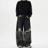 Heritage Woodland Stitched Relaxed Torn Denim