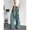 Relaxed Bell Leg Urban Dance Denim